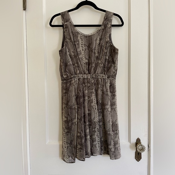 Snake print Silk Dress by Broadway & Broome. Size 2. - Picture 2 of 5